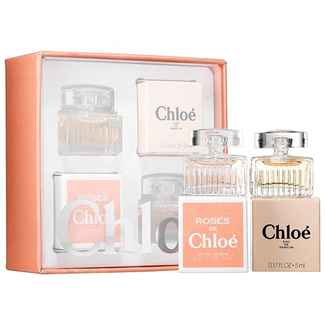 chloe parfum mini set|chloe miniature perfume set.